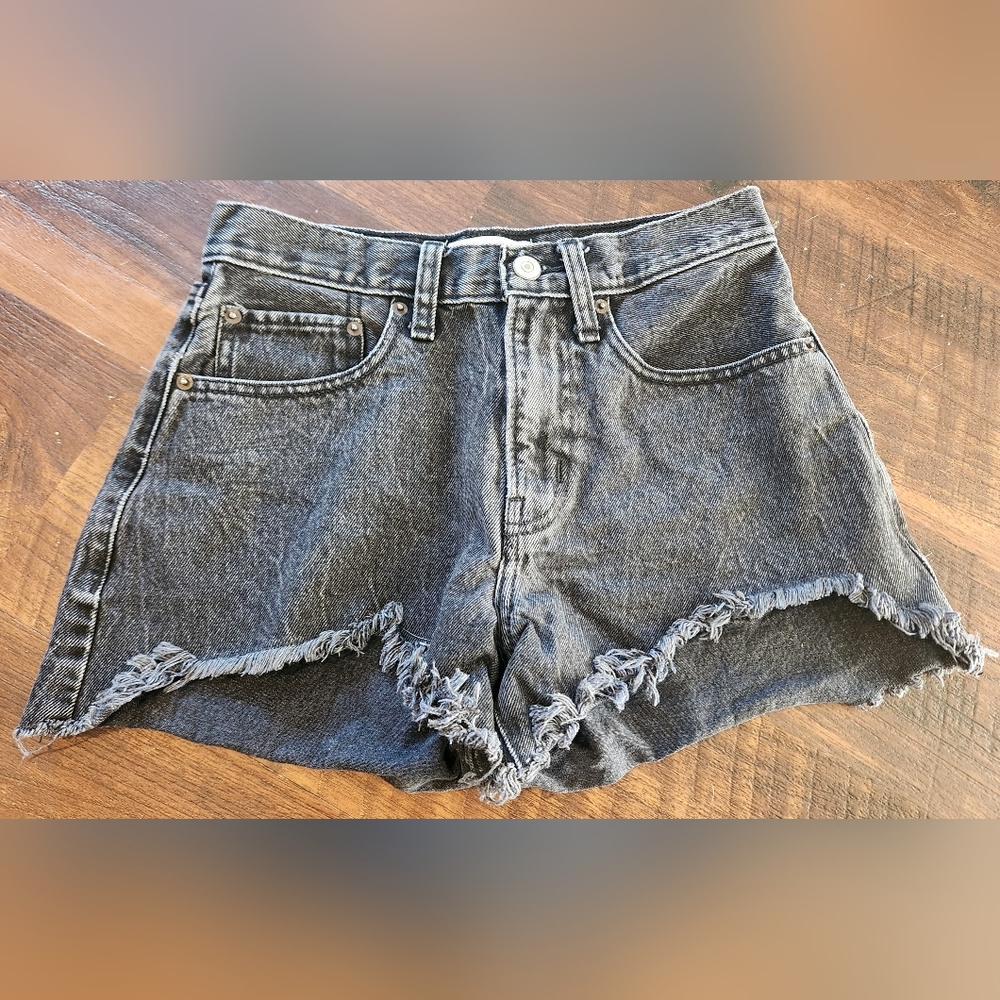 Abercrombie & Fitch Gray Jean Shorts